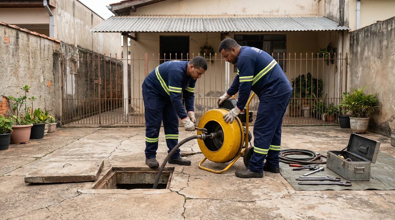 Desentupimento de esgoto em Porto Velho‑RO